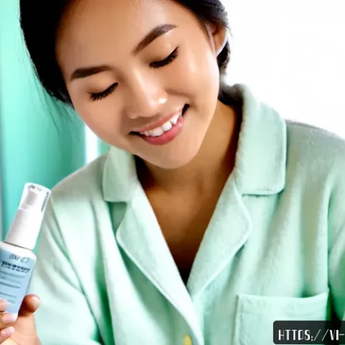 Home 17 프로바이오틱 스킨케어의 사용자 경험 공유 - Photorealistic morning skincare routine in a bright contemporary apartment in Ho Chi Minh City, a Vi...