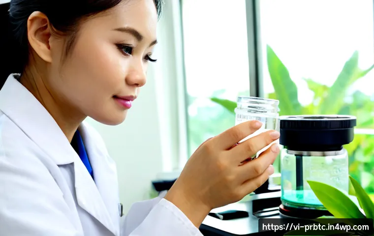 Home 17 프로바이오틱 스킨케어의 효능 연구 사례 - Photorealistic skincare research scene in a modern Ho Chi Minh City dermatology laboratory, Vietname...
